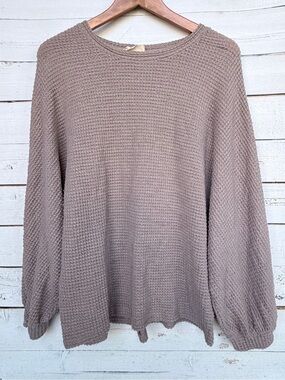 Altar'd State Textured Chunky Knit Oversized Sweater Size S/M